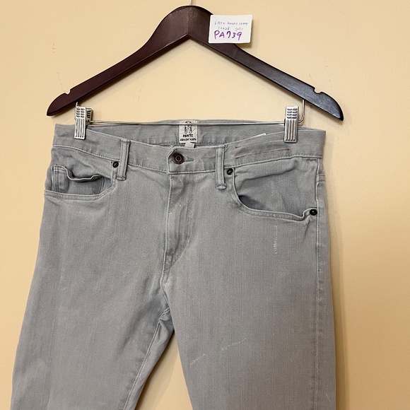 Hiroshi Kato The Needle Skinny Selvedge Jeans - Men's Size 32 X 27 - Gray - Picture 10 of 10